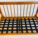 Scandinavian teak bench for two, circa 1960.