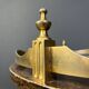 Italian lacquered goatskin / parchment serving bar cart by Aldo Tura