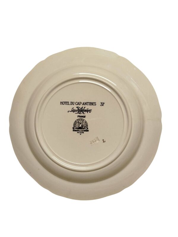 Assiettes creuses Hotel du Cap d'Antibes