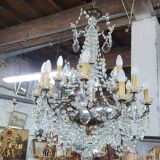 Chandelier with pendants 18 bulbs