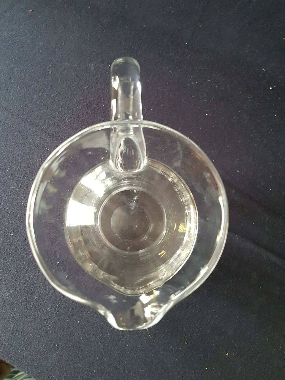 Glass carafe blown mouth handmade Avallon art glassware