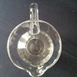 Carafe en verre soufflé bouche fait main verrerie d'art Avallon