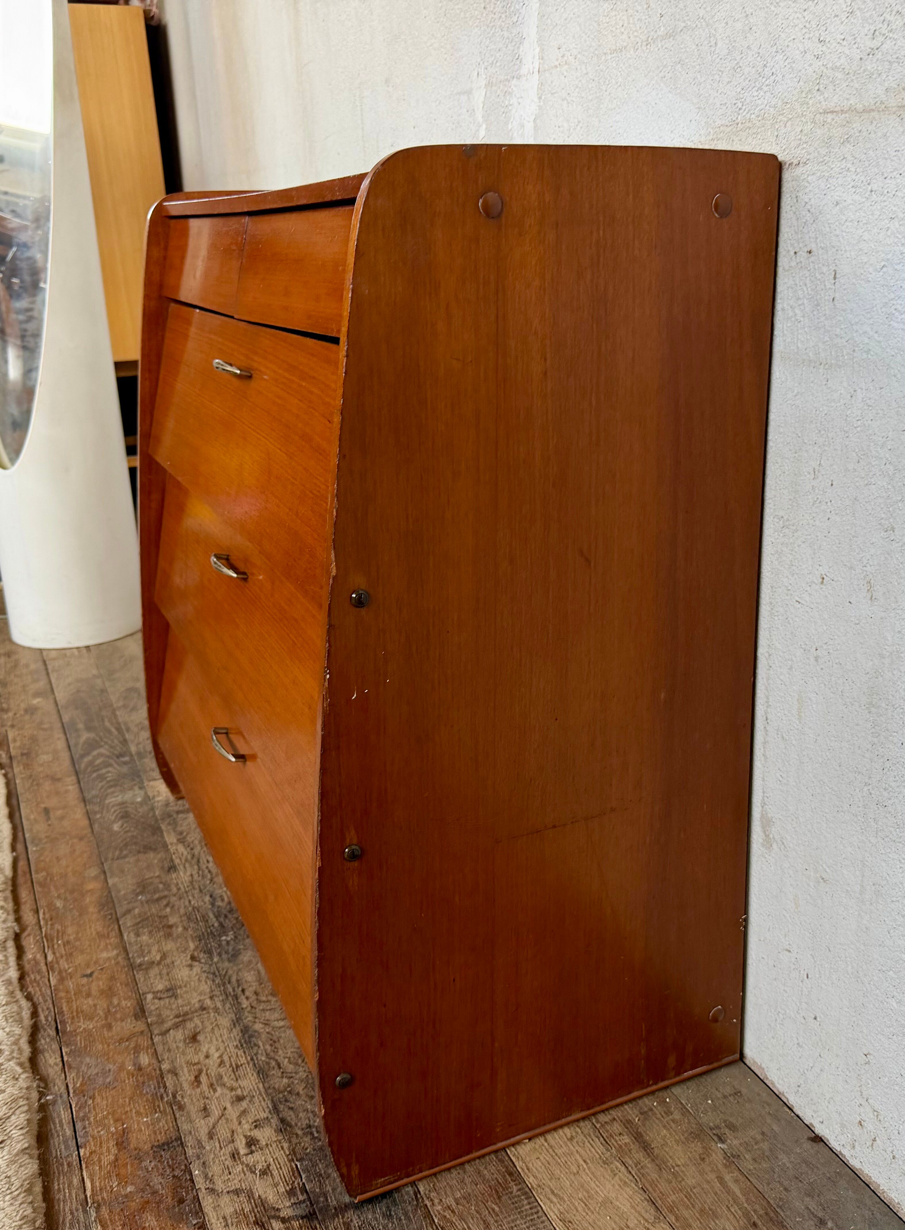 Vintage Scandinavian look shoe cabinet