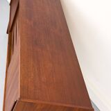 Vintage Sideboard in Teak with Drawers and Sliding Doors, 1960s