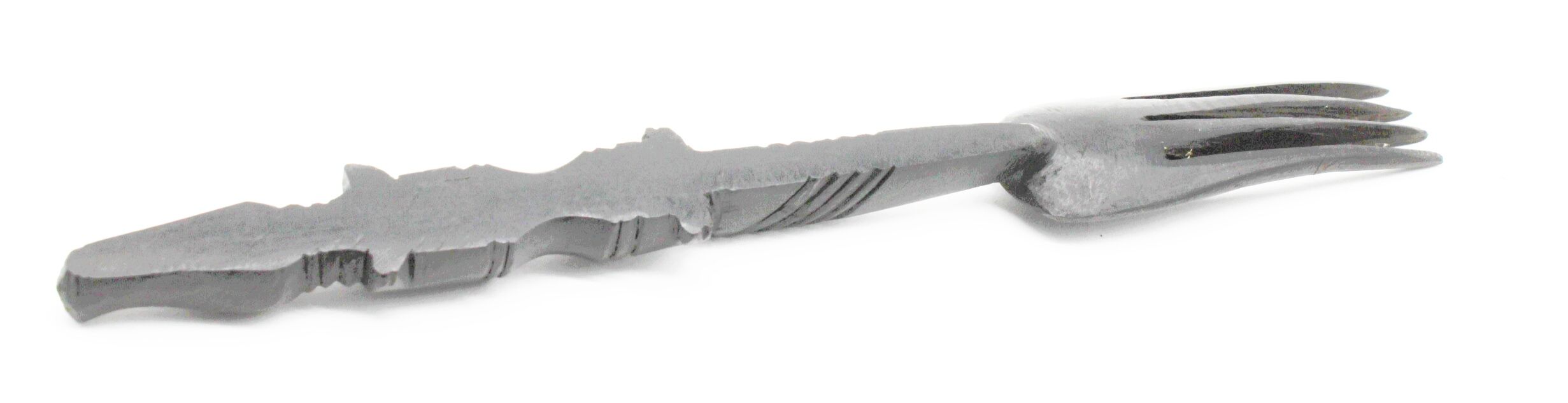 Set of ethnic wood cutlery