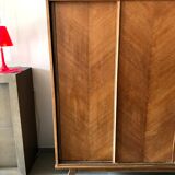 Wardrobe sewing door
