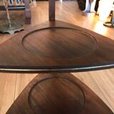 Shelf on feet or servant dumb wooden tripod