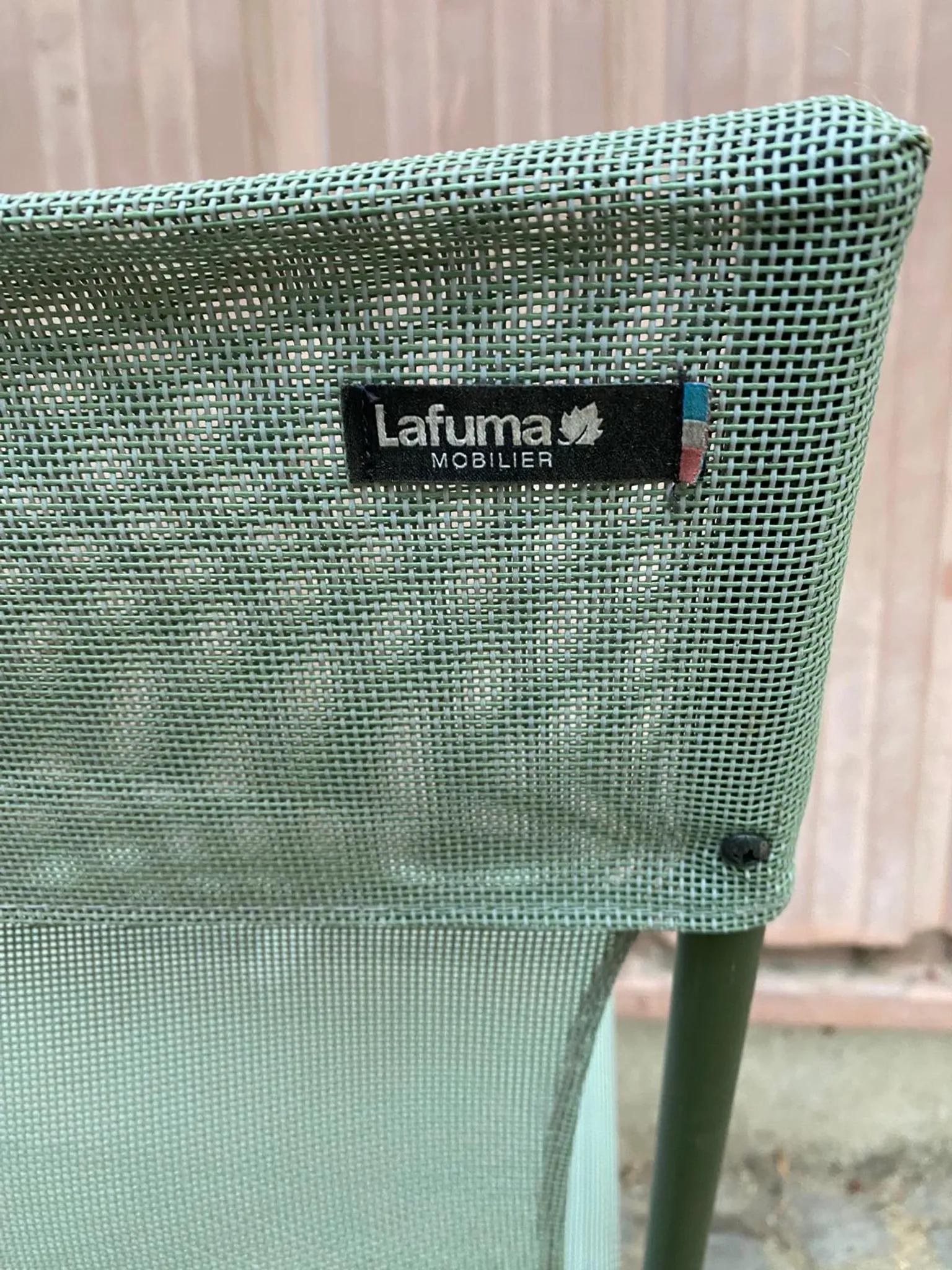 Chaise pliante de balcon LAFUMA Mobilier – Vert sauge