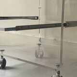 Desk in plexiglass by David Lange for Roche Bobois, design 1970.