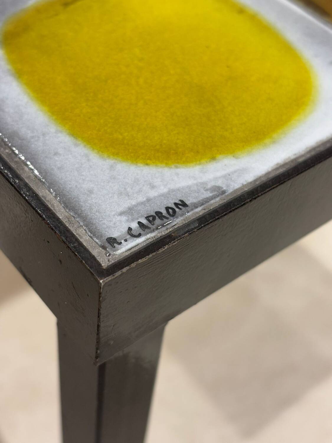 Ceramic coffee table by Roger Capron