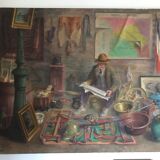 Auto portrait d'un peintre brocanteur, G. Lirand