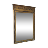 Gilded and beveled pier mirror 88x58cm