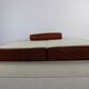 Scarce dutch design all leather daybed by Martin Visser for Spectrum Hollan