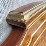 Napoleon bed in mahogany and gilded brass, Empire style