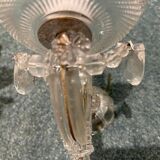 Murano glass crystal sconces set of 3, 1970s