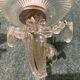 Murano glass crystal sconces set of 3, 1970s