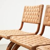 Bas van Pelt Rare Set of 6 Dining Chairs for My Home 1936