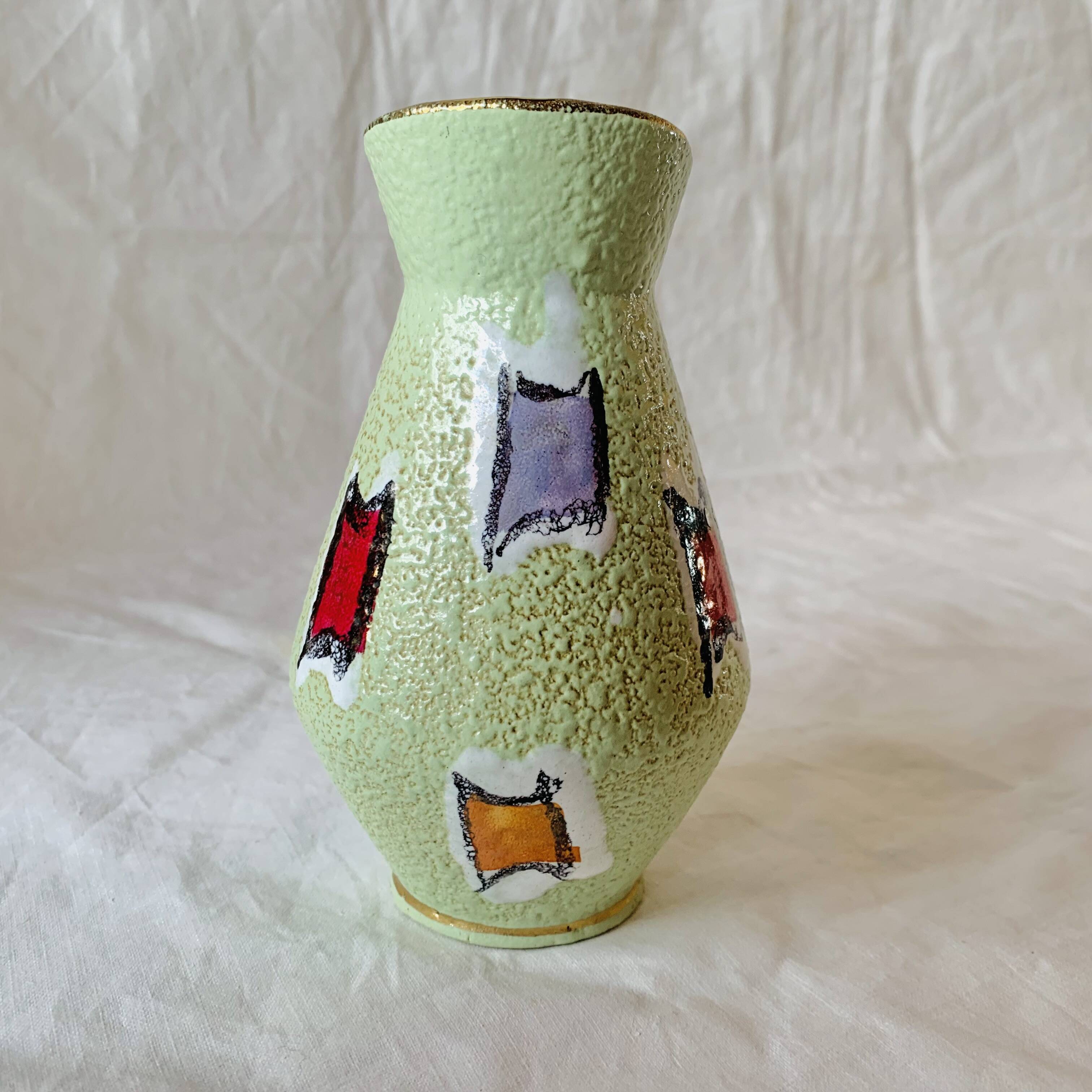 Small West Germany Modernist Vase - Model 298 14
