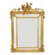 Gold Mirror XL Crown Napoleon III Style France 127x86cm