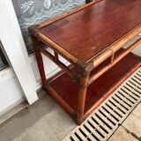 Rattan coffee table