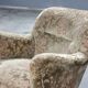 Pair of armchairs flower 50s