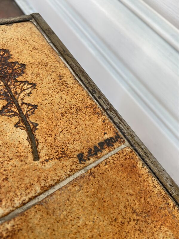 Table basse de Roger Capron années 60