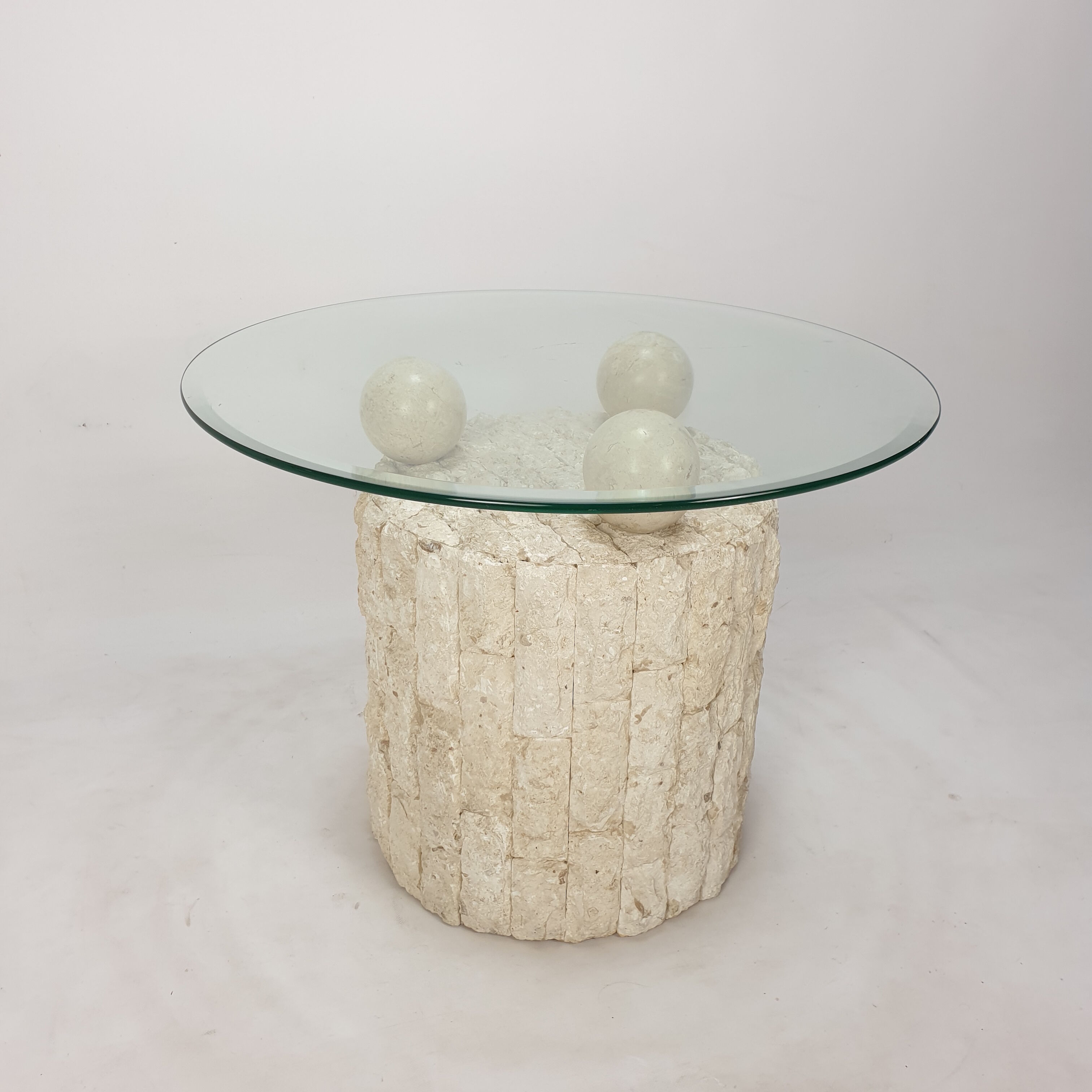 Magnussen Ponte Travertine Coffee Table, 1980s
