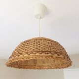 Suspension, vintage, rattan, canning