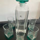 Vintage whisky decanter and Luigi Bormioli Italy glasses