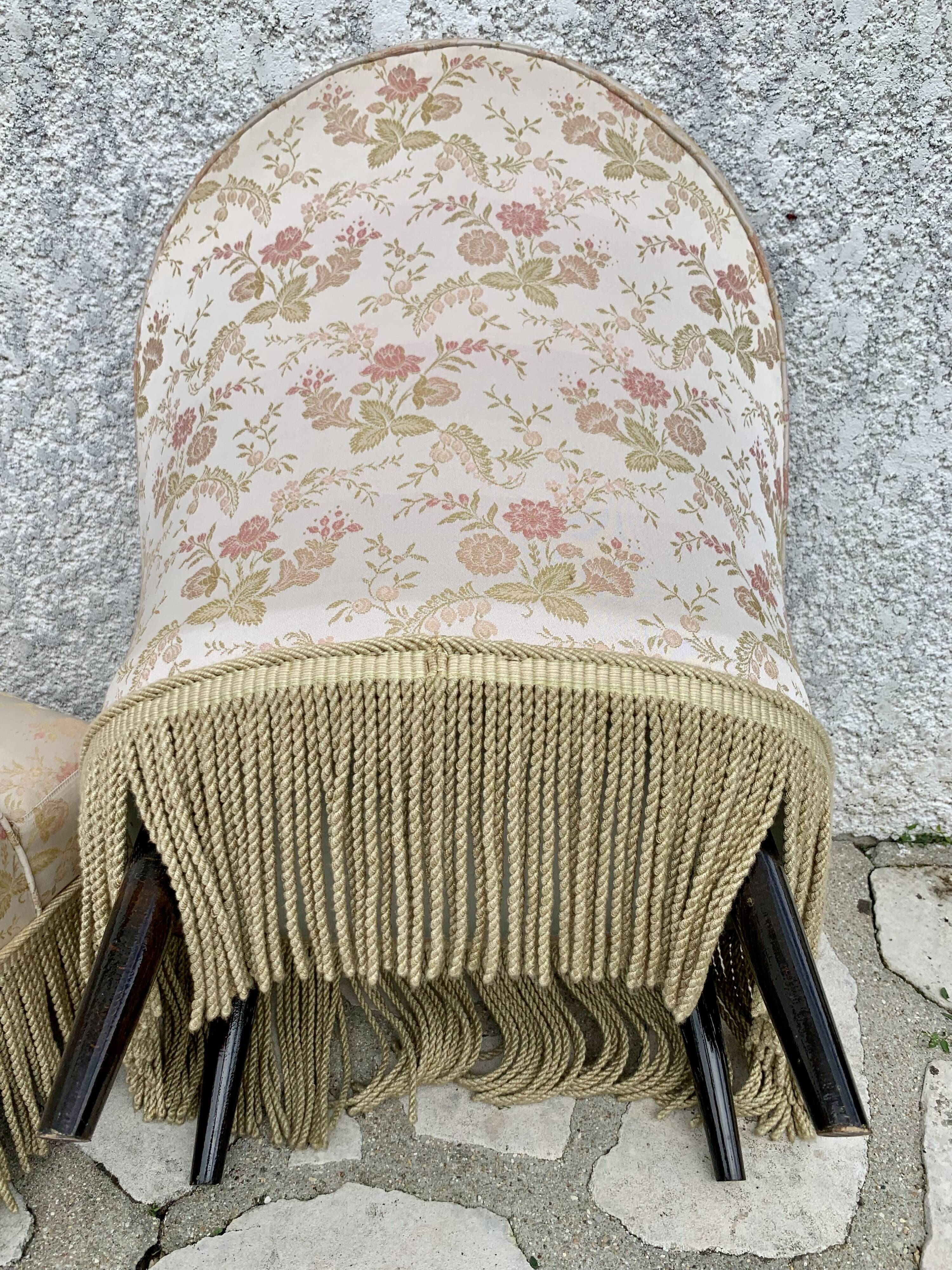 Pair of vintage toad chairs
