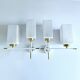 Pair of vintage architectural wall lights, 1960s
