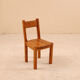 Solid elm chairs, 1980s