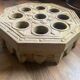 Antique carved stone game board
