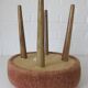 Small vintage stool space age cushion footstool mid-century ottoman 1960's