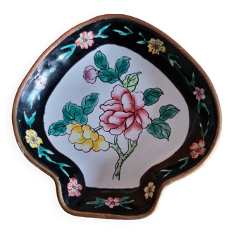 Petite coupelle ancienne en émaux de Canton