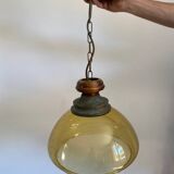 Antique bubble glass chandelier
