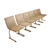 Chairs designed by Giovanni Offredi for Saporiti Italy, 1970
