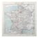 Old map of France in 1950, 43x43cm.