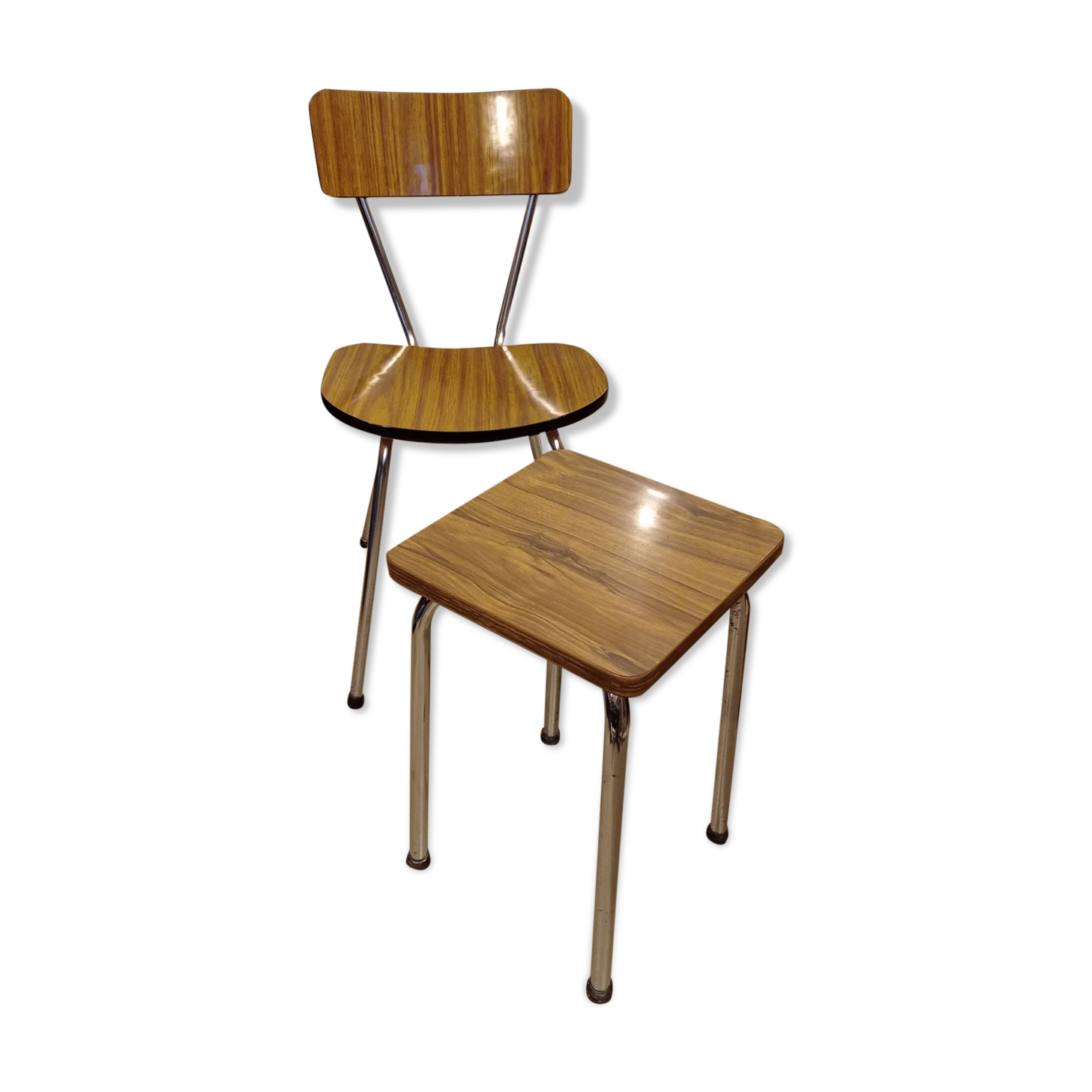 Formica chair and stool
