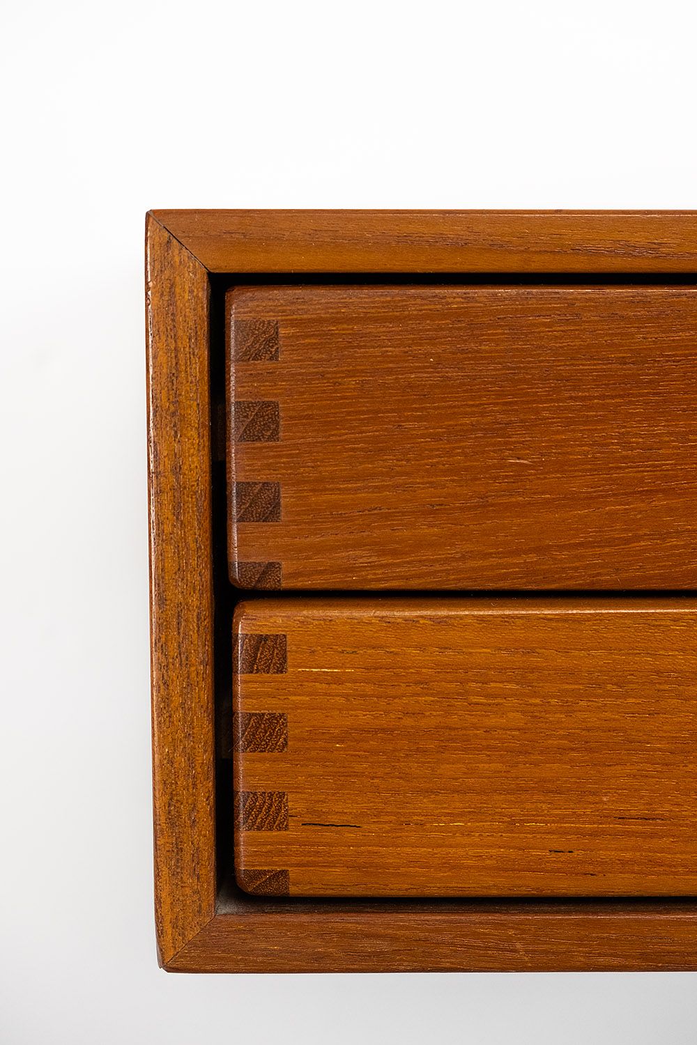 Console murale en teck par Kai Kristiansen pour Aksel Kjersgaard années 1960