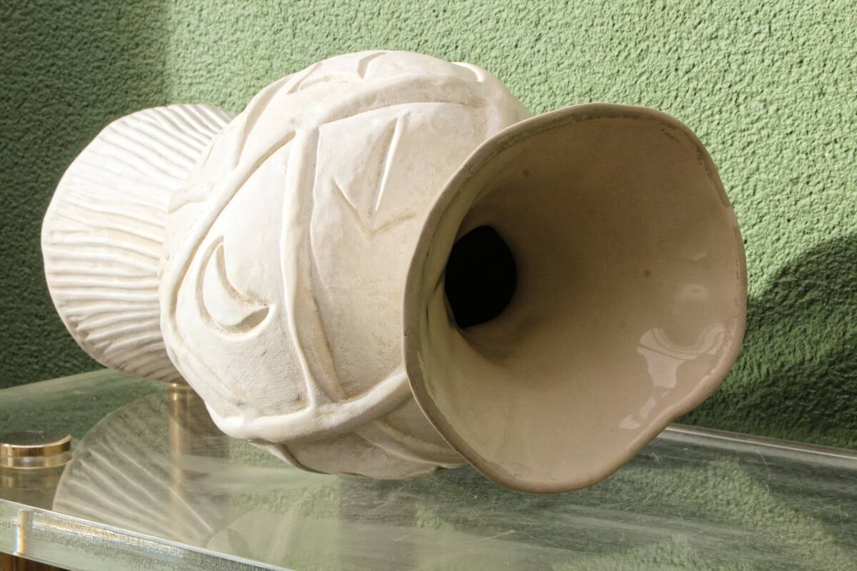 Large ceramic vase from France, attributed to Pierre Casenove.