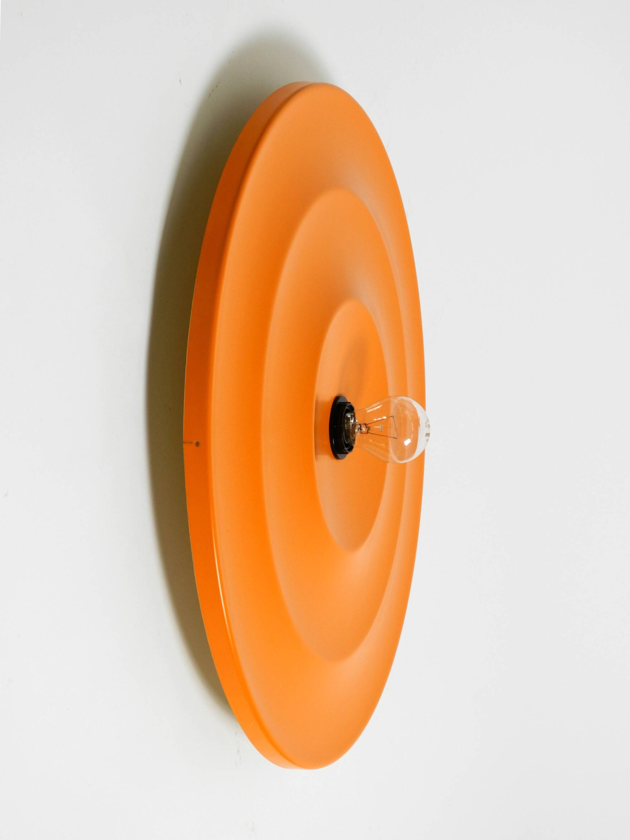 Large round original ceiling or wall lamp | Ø 60 cm | Mid Century Space Age
