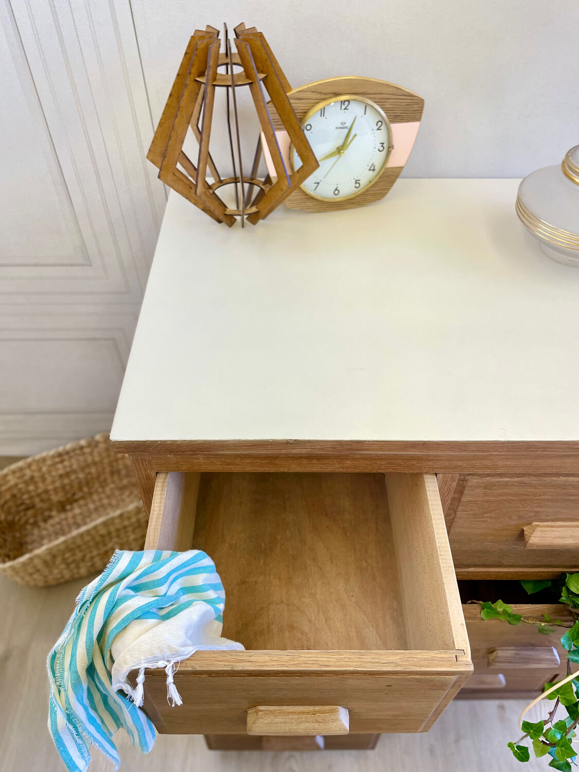 Vintage wooden workshop furniture