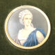 Box covered in velvet Linetti Profuni-Venezia medallion representing Madame La Marquise de Pompad