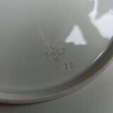 Art Deco decorative dish Creil and Montereau Choisy-le-Roi Château d'Amboise