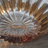 Large Fruit Bowl Vintage Centerpiece Bayel Crystal