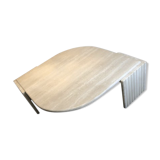 Table basse originale en travertin