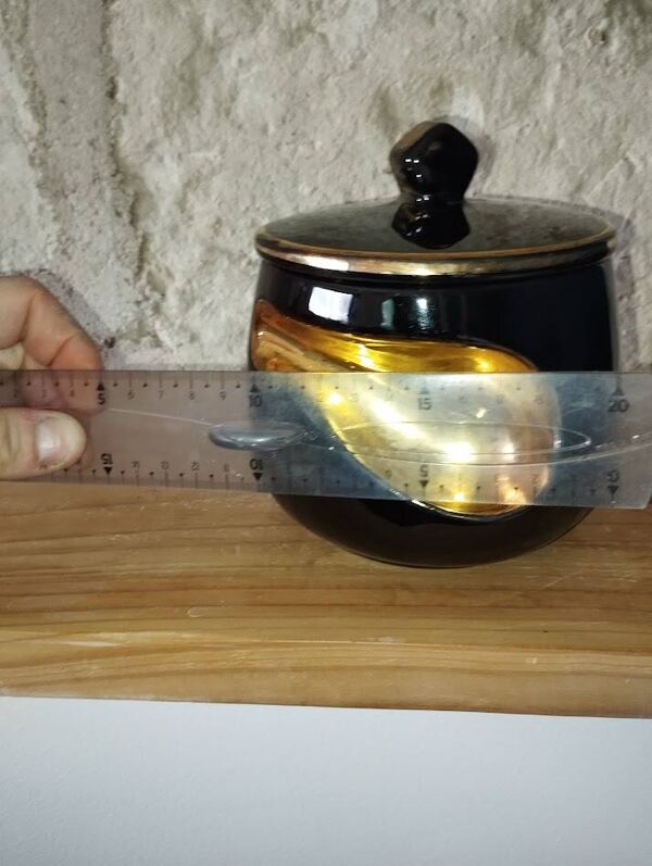 Cendrier Vallauris – Pot à tabac & porte-pipe – Création Réflexe
