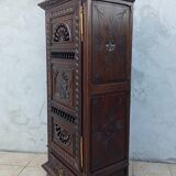 Bonnetière Armoire style Breton en bois naturel