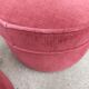 Art deco velvet beanbags